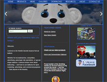 Tablet Screenshot of cameronballoons.com